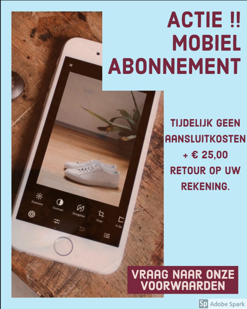 dak Huiskamer Extractie ACTIE Mobiele abonnementen - Libervoice